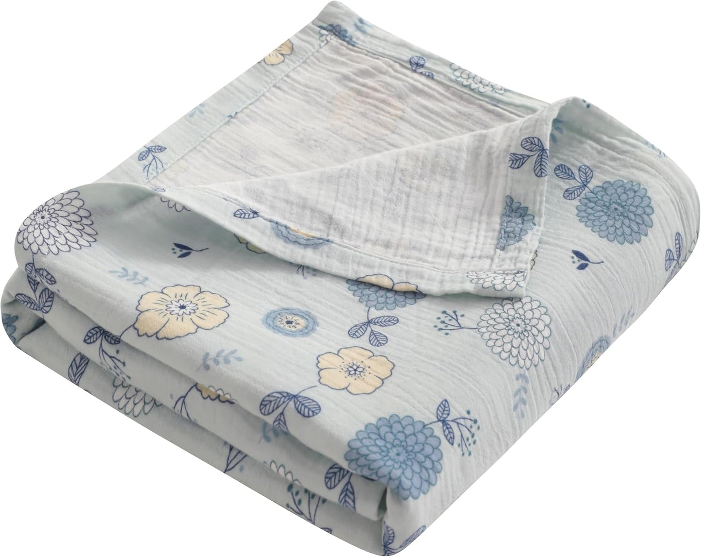 AUSNT4LCOBL-30 Muslin Cotton Toddler Blanket 76.2 x 101.6 cm