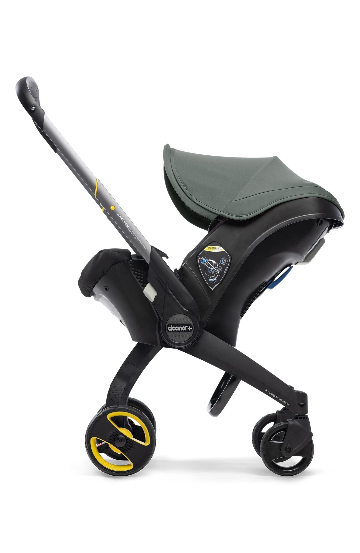 NovaBaby Convertible Infant Car Seat And Compact Stroller System With Base - Air Travel Certified For Easy Airports