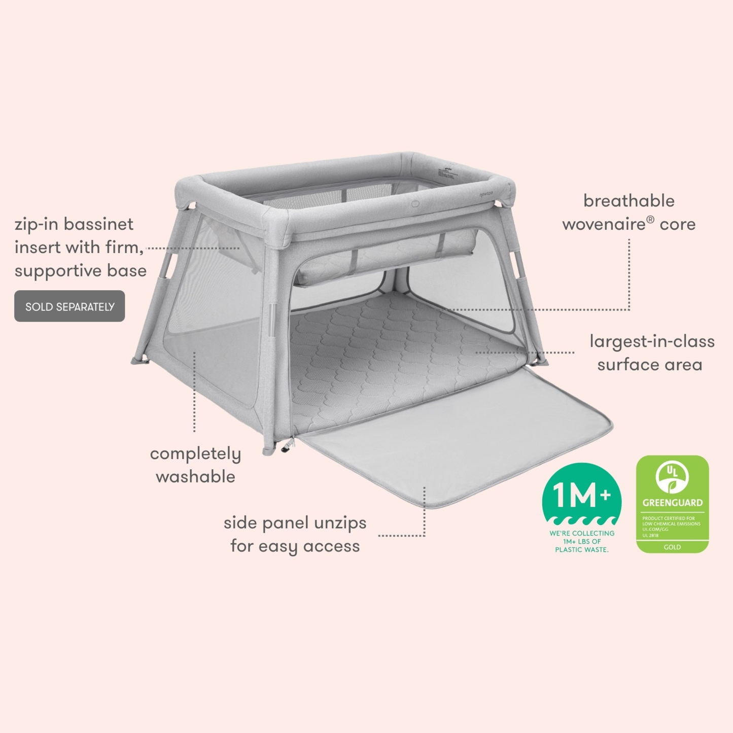 Newton Baby Deluxe Travel Crib & Play Yard