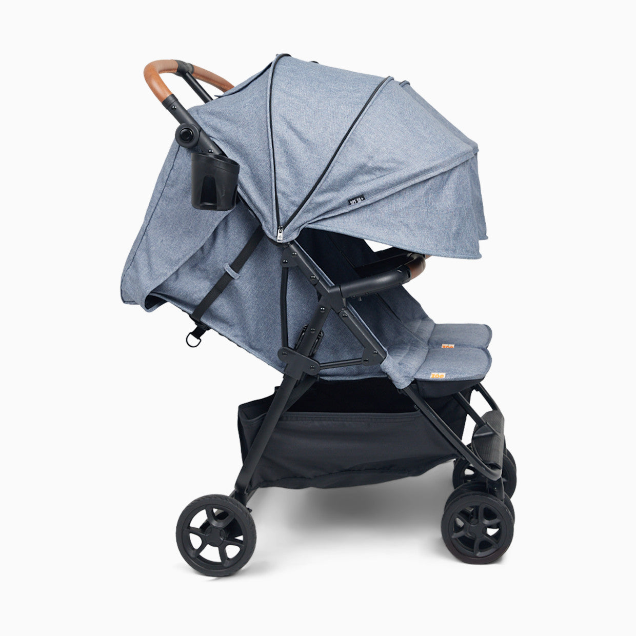 Zoe Twin V2 Double Stroller - Ultra Compact Lightweight Design That Fits Through Standard Doorways