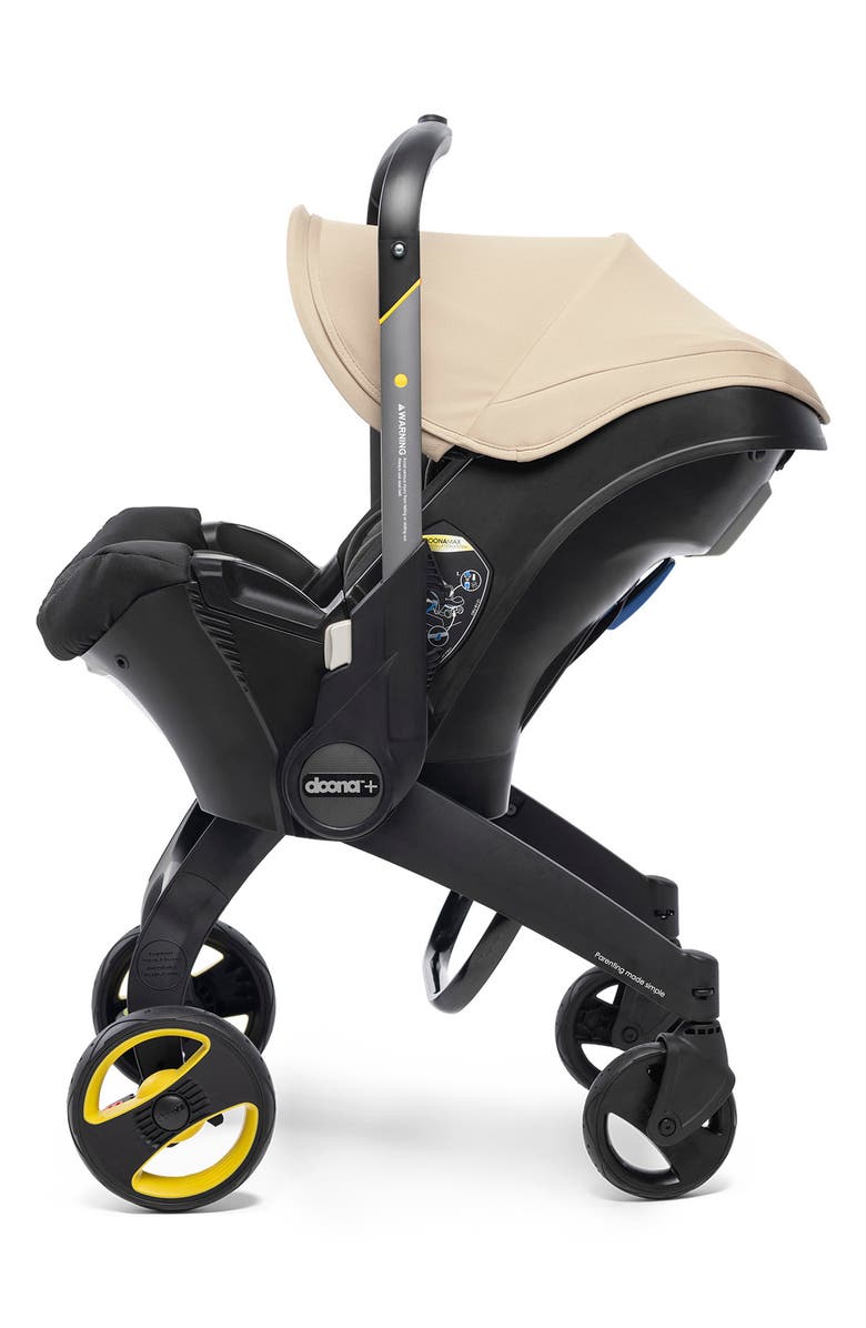 NovaBaby Convertible Infant Car Seat And Compact Stroller System With Base - Air Travel Certified For Easy Airports