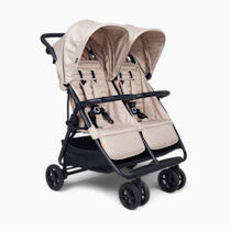 Zoe Twin V2 Double Stroller - Ultra Compact Lightweight Design That Fits Through Standard Doorways