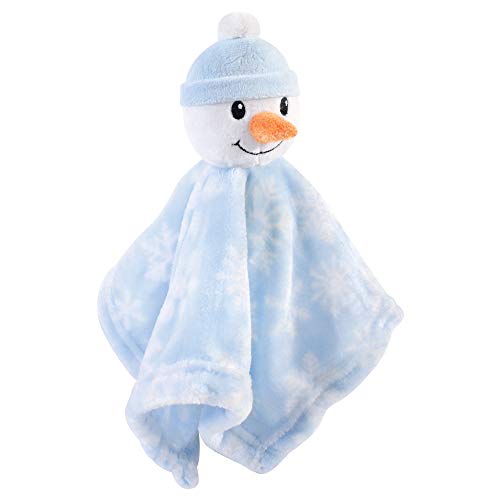 17800 Unisex Baby Animal Face Plush Security Blanket 35.6 x 35.6 cm