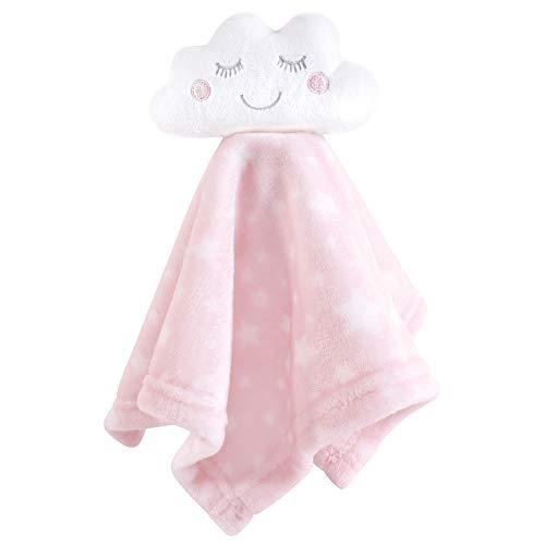 17800 Unisex Baby Animal Face Plush Security Blanket 35.6 x 35.6 cm