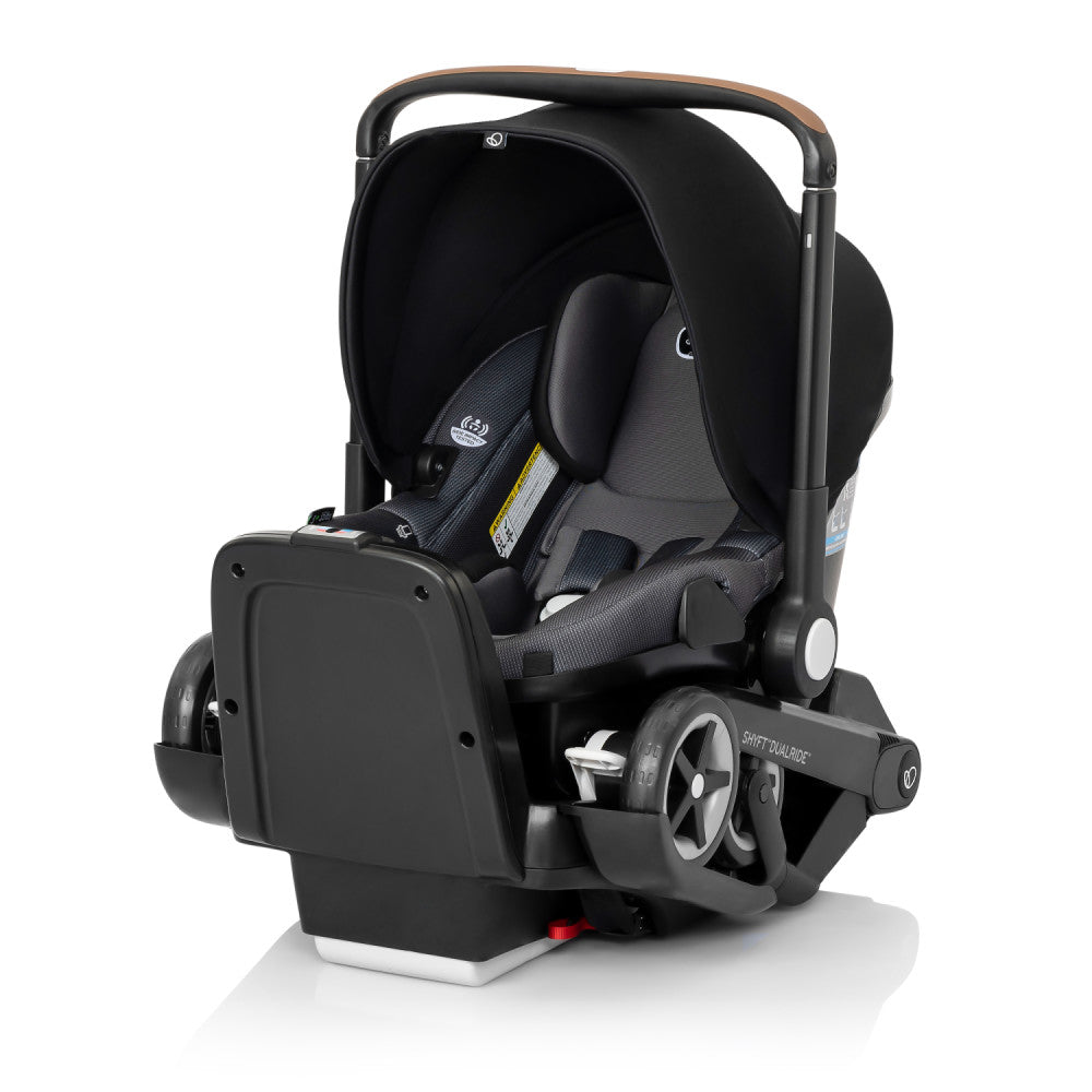 Evenflo Shyft DualRide w/ Carryall Storage Infant Car Seat + Stroller