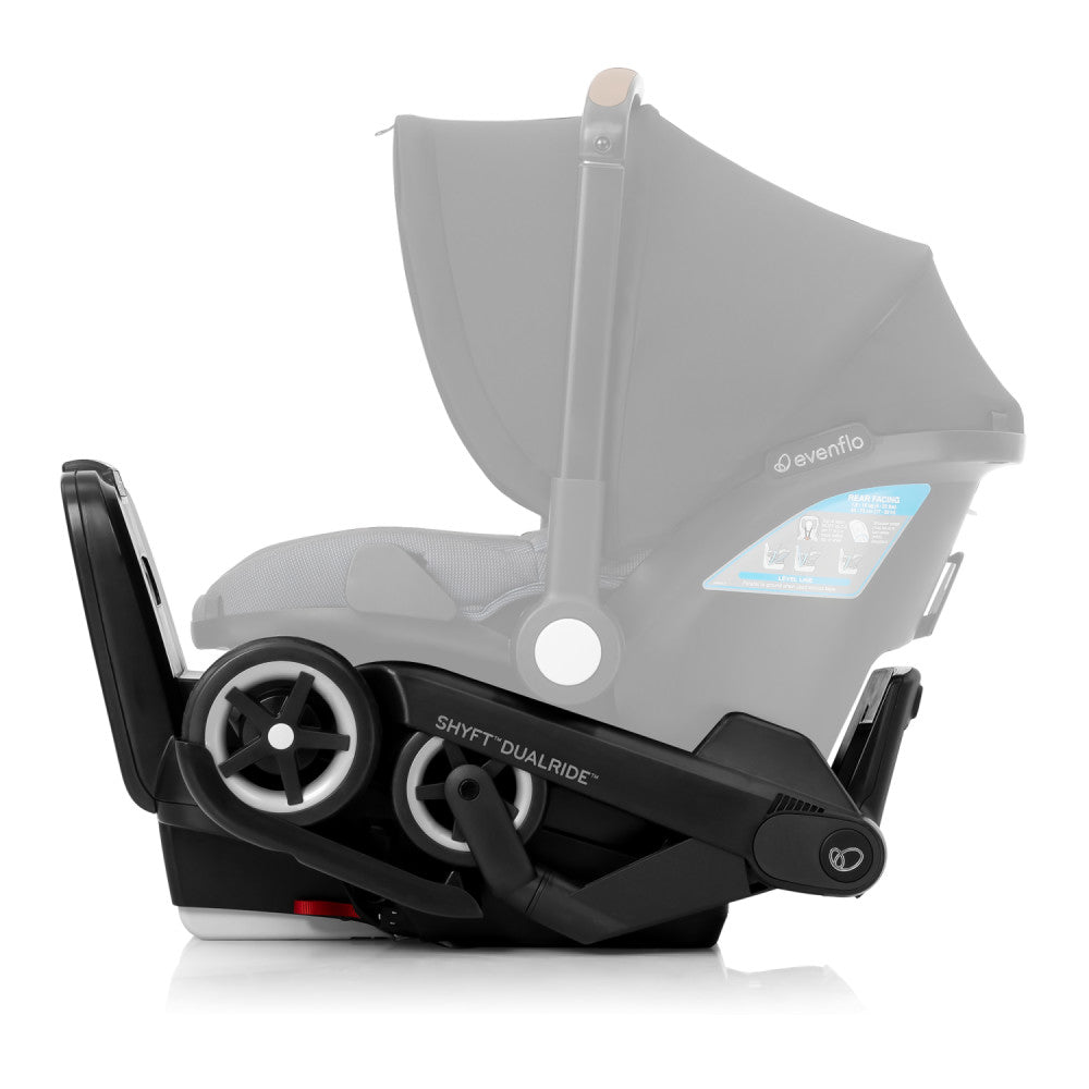 Evenflo Shyft DualRide w/ Carryall Storage Infant Car Seat + Stroller