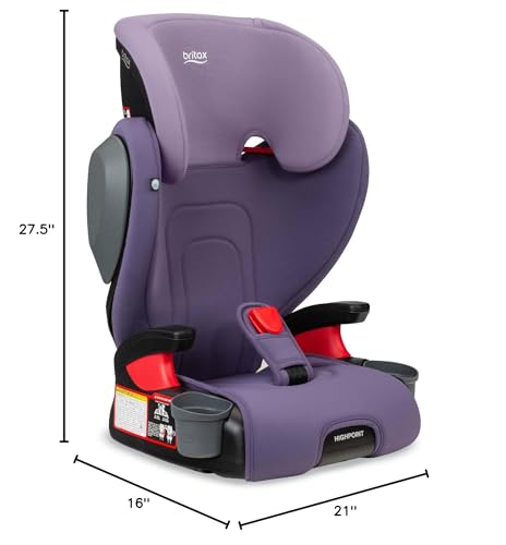 Britax Skyline Belt Positioning Booster Car Seat 2 Stage Design For Growing Kids Dusk Color