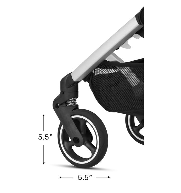 My Store gb Pockit+ All-Terrain travel stroller with canopy and reclining seat in velvet black, lightweight and ultra-compact.