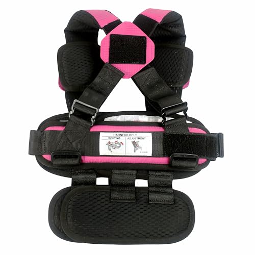RideSafer Portable Car Seat Small Black Lightweight For Travel And Everyday Child Safety