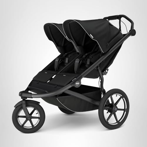 Thule Urban Glide 3 Double All-Terrain Stroller Lightweight With Air-Filled Tires And Suspension