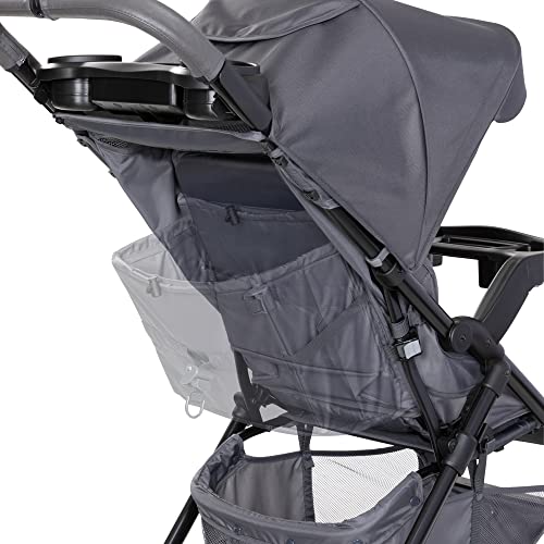 Baby Trend Passport cargo stroller with EZ-Lift infant car seat in pink bamboo, featuring a compact travel system for babies.