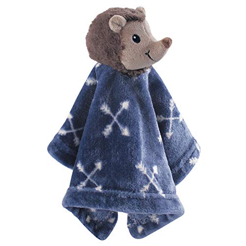 17800 Unisex Baby Animal Face Plush Security Blanket 35.6 x 35.6 cm