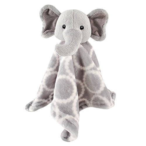 17800 Unisex Baby Animal Face Plush Security Blanket 35.6 x 35.6 cm