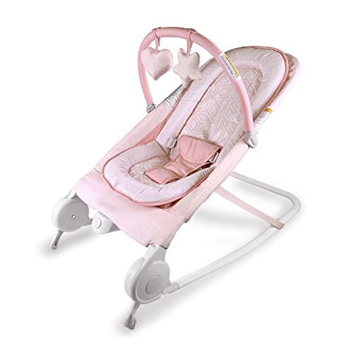 2-in-1 Baby Bouncer & Rocker Duo with Soothing Vibrations