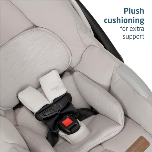 Maxi-Cosi Zelia Luxe 5-in-1 modular travel system with stroller and car seat, black fabric, ready for travel and baby care.