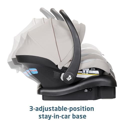 Maxi-Cosi Zelia Luxe 5-in-1 modular travel system with stroller, car seat, and accessories for versatile baby travel.