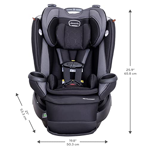 Evenflo Revolve360 Extend Rotational All In One Convertible Car Seat with 360 Degree Rotation and Extended Rear Facing