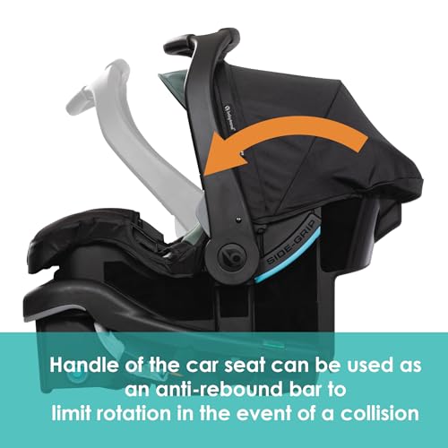 Baby Trend EZ Ride Travel System With EZ Lift Infant Car Seat Dash Pink One Hand Fold All Terrain Wheels