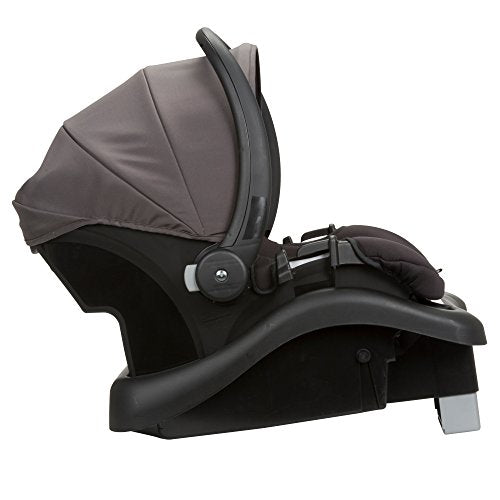 Safety 1st Smooth Ride travel system stroller with OnBoard FLX infant car seat, large canopy, ample storage, foldable, rear-facing.