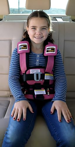RideSafer Portable Car Seat Small Black Lightweight For Travel And Everyday Child Safety