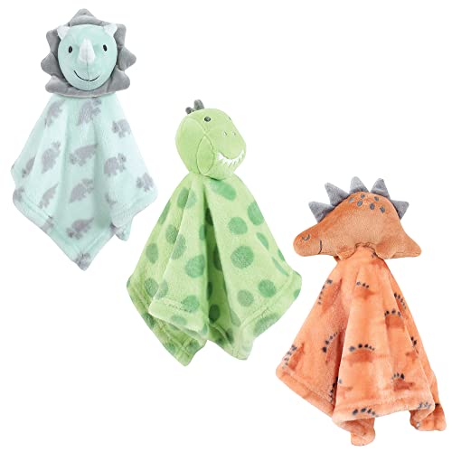 17800 Unisex Baby Animal Face Plush Security Blanket 35.6 x 35.6 cm