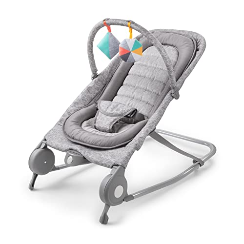 2-in-1 Baby Bouncer & Rocker Duo with Soothing Vibrations