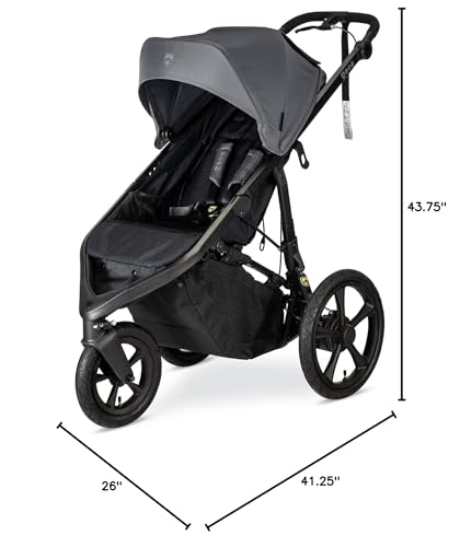 Wayfinder Jogging Stroller With Independent Dual Suspension