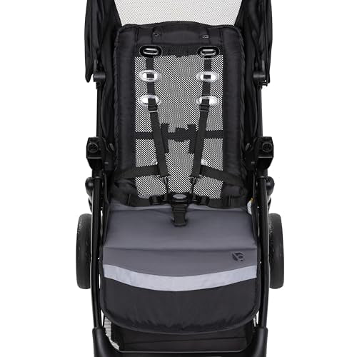 Baby Trend Passport cargo stroller with pink bamboo design and EZ-Lift infant car seat for travel and everyday use
