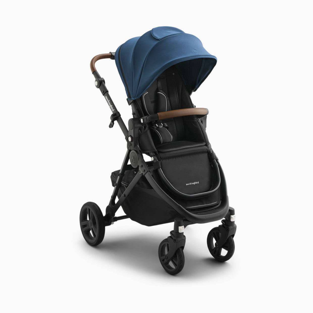 Mockingbird Single Stroller 3.0 - Premium Lie Flat Bassinet And Car Seat Adapter Compatibility