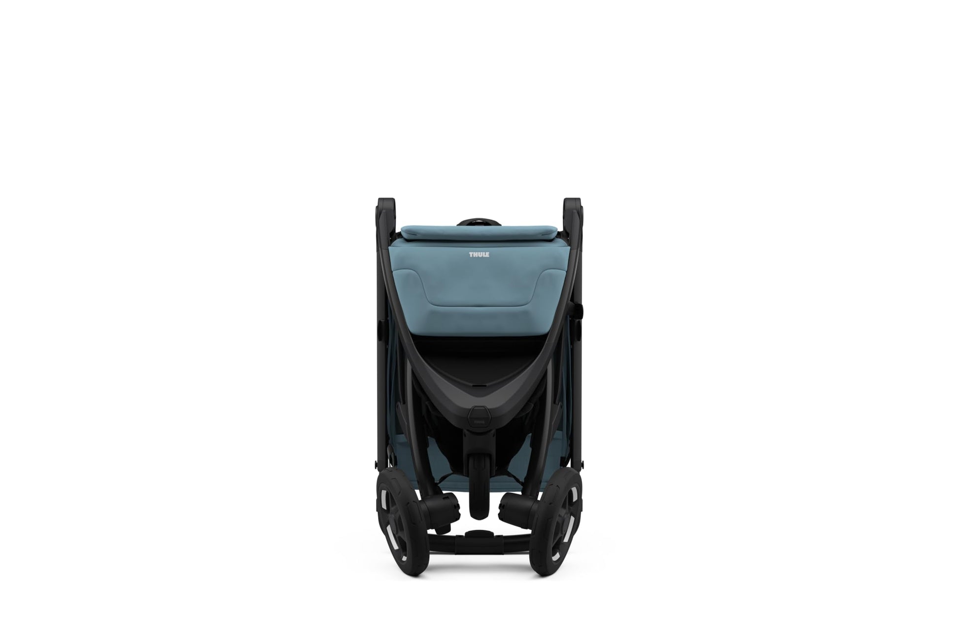 Thule Spring 2 single child stroller with ventilated canopy, adjustable handlebar, compact fold, lightweight and maneuverable.