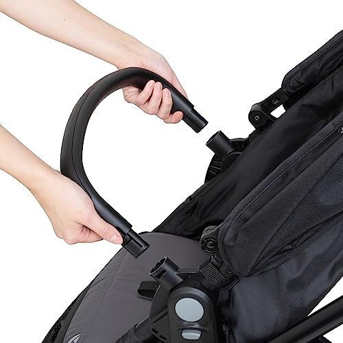Baby Trend Passport Switch 6-in-1 stroller travel system with EZ-Lift infant car seat in dash black, featuring a compact, versatile design.
