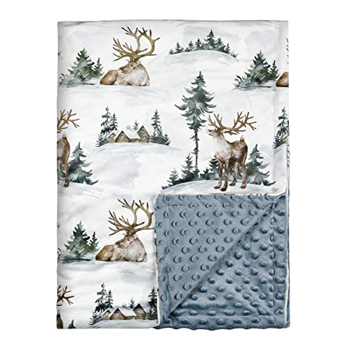 TZ05 Super Soft Minky Nursery Blanket Newborn Unisex 76.2 x 101.6 cm