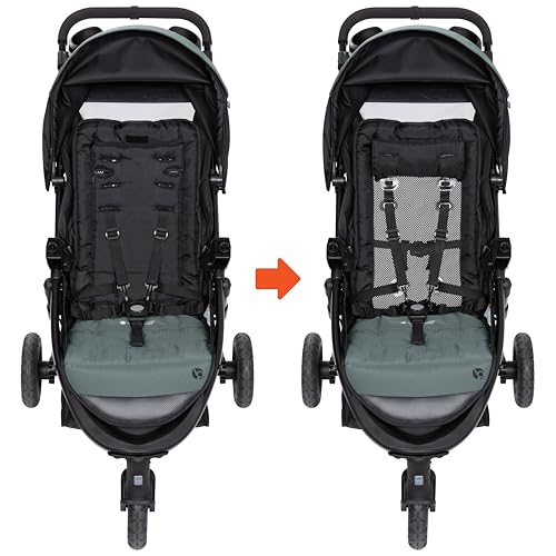 Baby Trend Passport Cargo Stroller travel system with pink bamboo infant car seat and EZ-Lift Plus feature