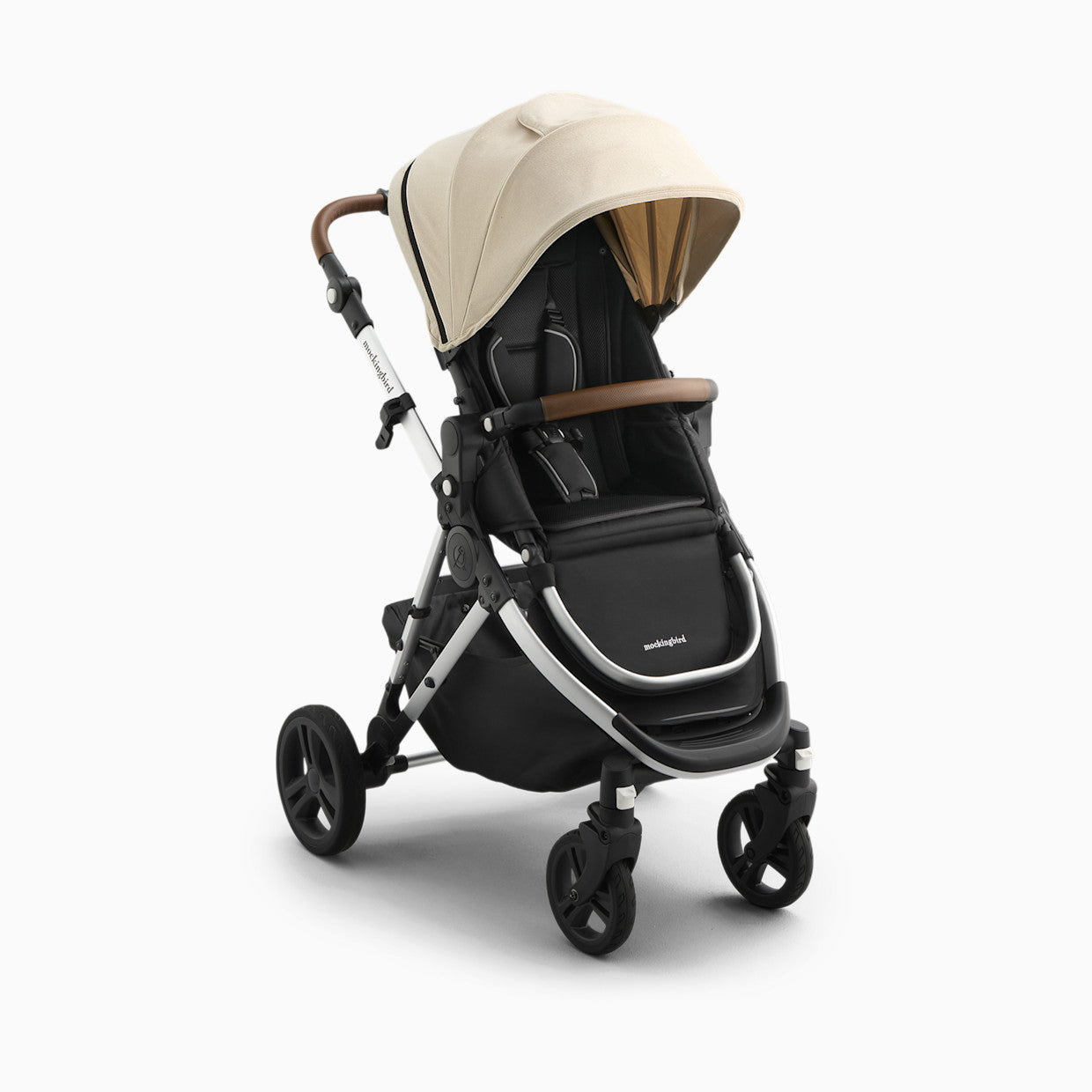 Mockingbird Single Stroller 3.0 - Premium Lie Flat Bassinet And Car Seat Adapter Compatibility