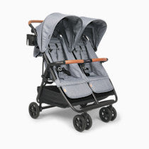 Zoe Twin V2 Double Stroller - Ultra Compact Lightweight Design That Fits Through Standard Doorways