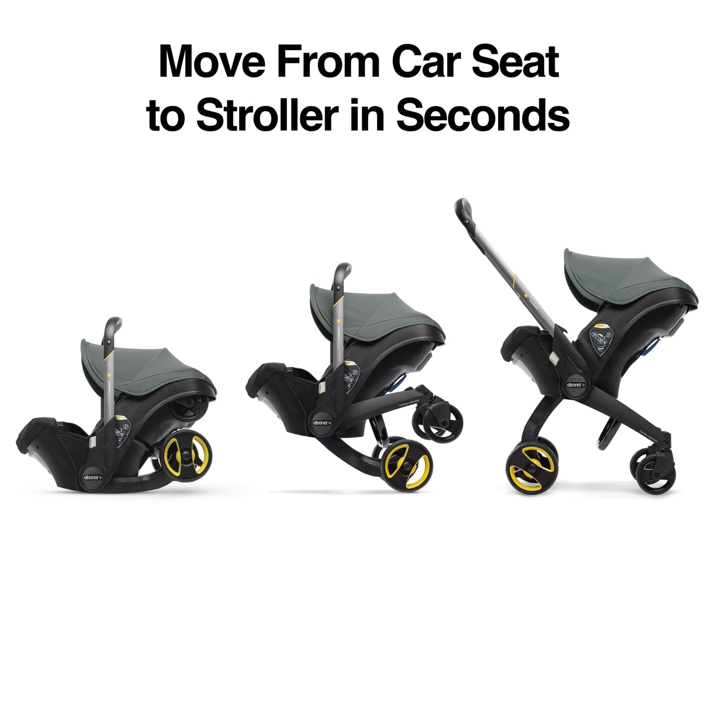 Doona Car Seat And Stroller Nitro Black All In One Travel System For Effortless Transitions