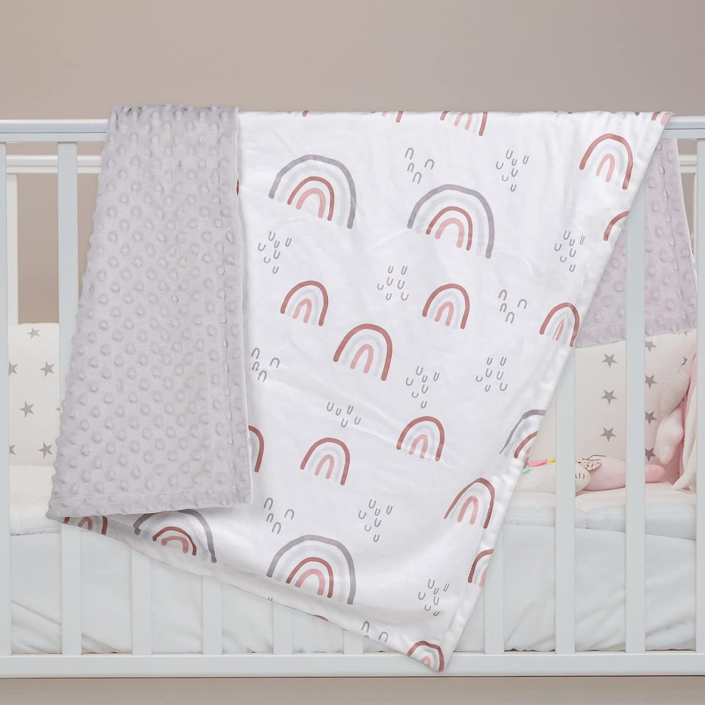 TZ05 Super Soft Minky Nursery Blanket Newborn Unisex 76.2 x 101.6 cm