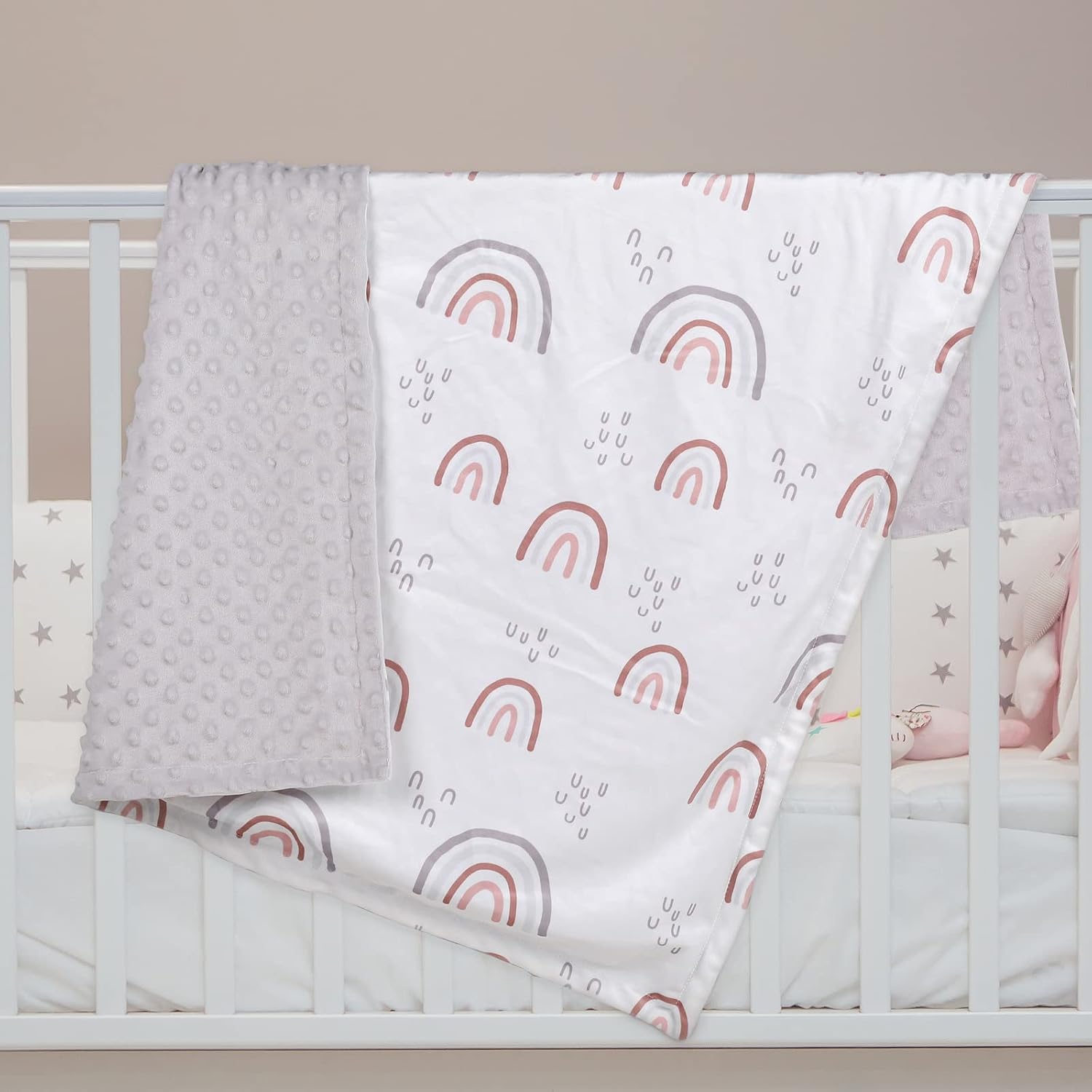 TZ05 Super Soft Minky Nursery Blanket Newborn Unisex 76.2 x 101.6 cm