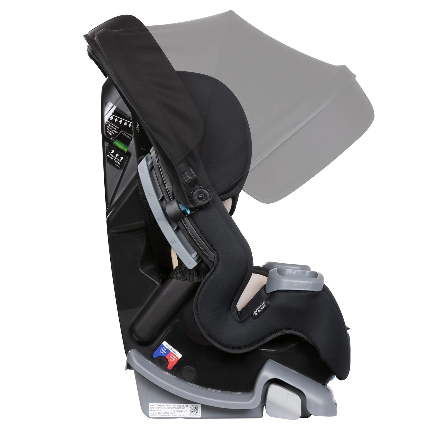 Baby Trend Cover Me 4 In 1 Convertible Car Seat Built In Canopy