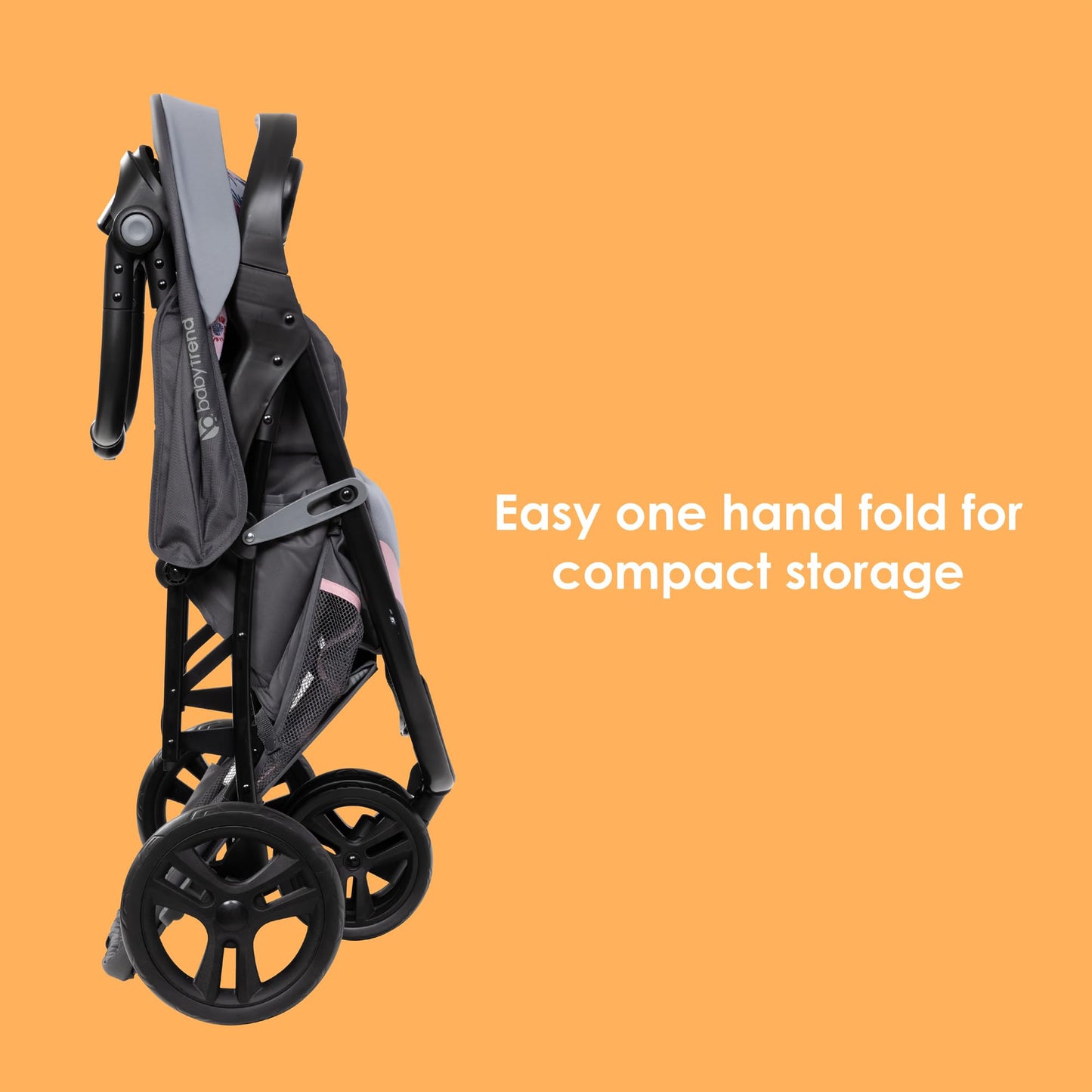 Baby Trend EZ Ride Travel System With EZ Lift Infant Car Seat Dash Pink One Hand Fold All Terrain Wheels