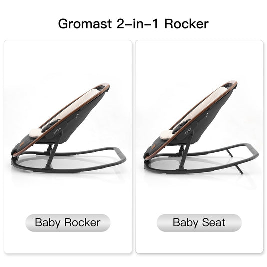 2-in-1 Baby Bouncer Seat Portable Rocker with 3 Positions