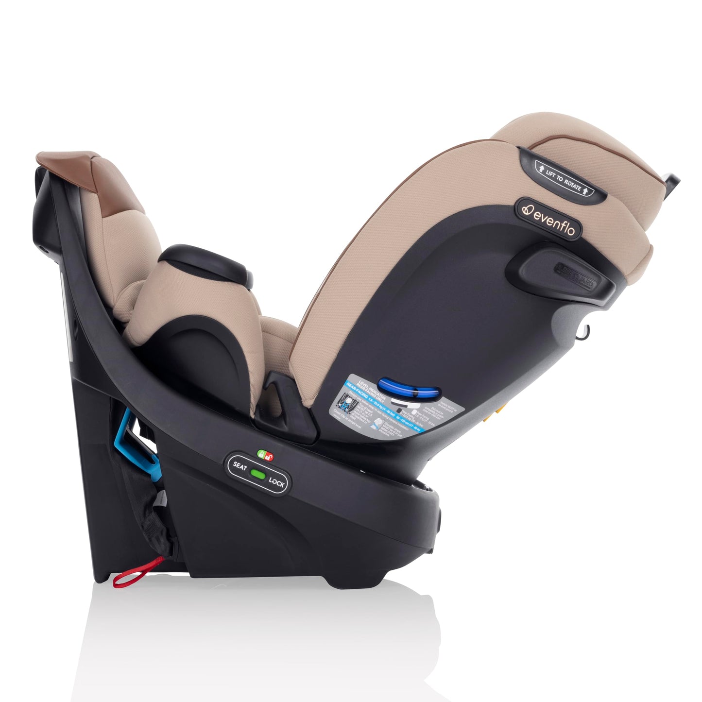 Evenflo Revolve360 Extend Rotational All In One Convertible Car Seat with 360 Degree Rotation and Extended Rear Facing