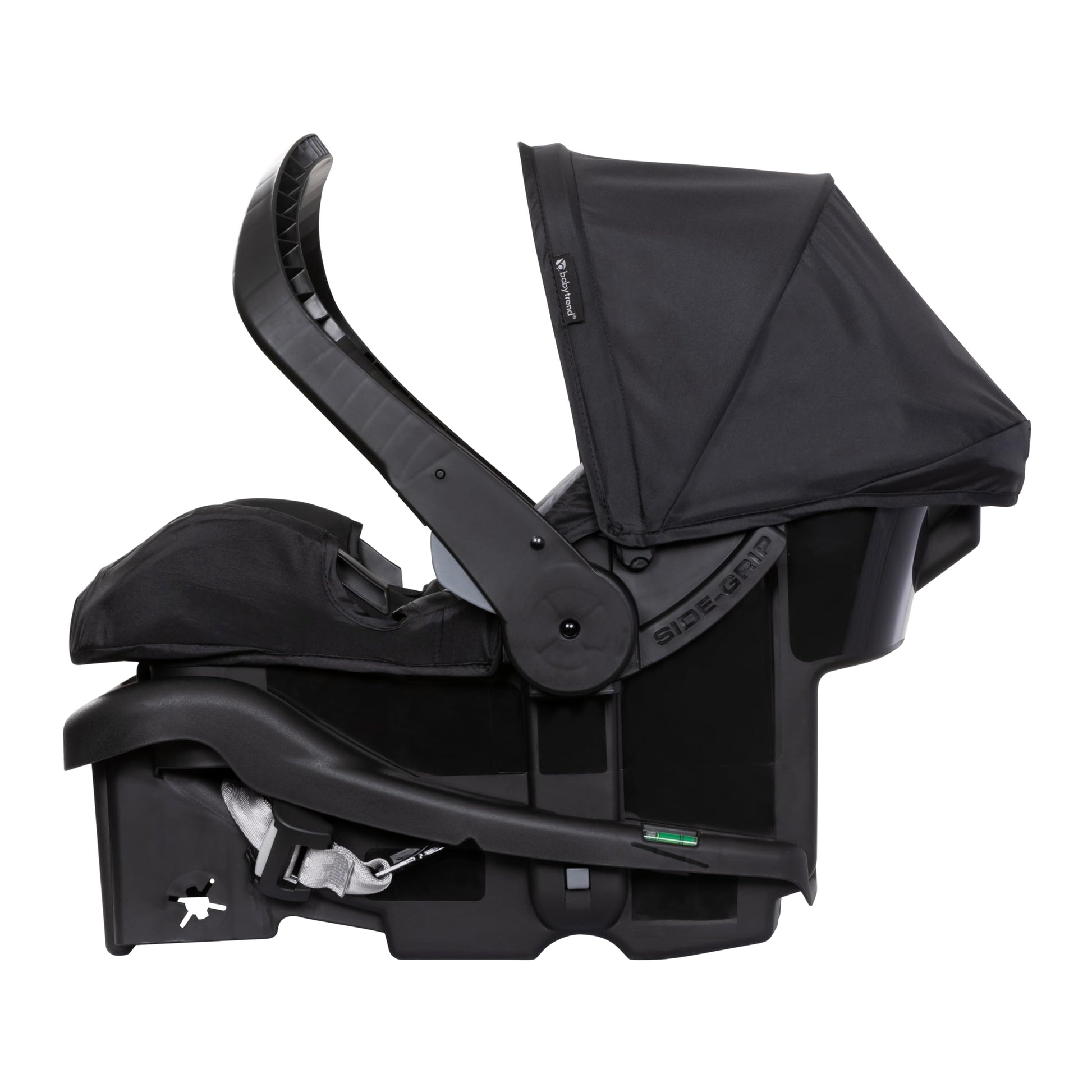 Pink Bamboo Baby Trend Passport cargo stroller with EZ-Lift Plus infant car seat, featuring a stylish and practical travel system.