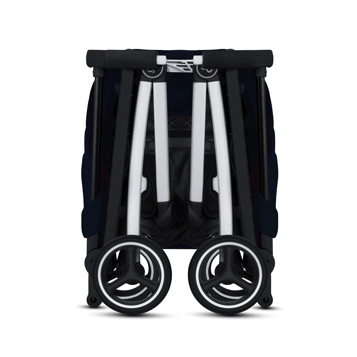 My Store gb Pockit+ All-Terrain travel stroller with canopy and reclining seat in Velvet Black, compact and lightweight for travel.