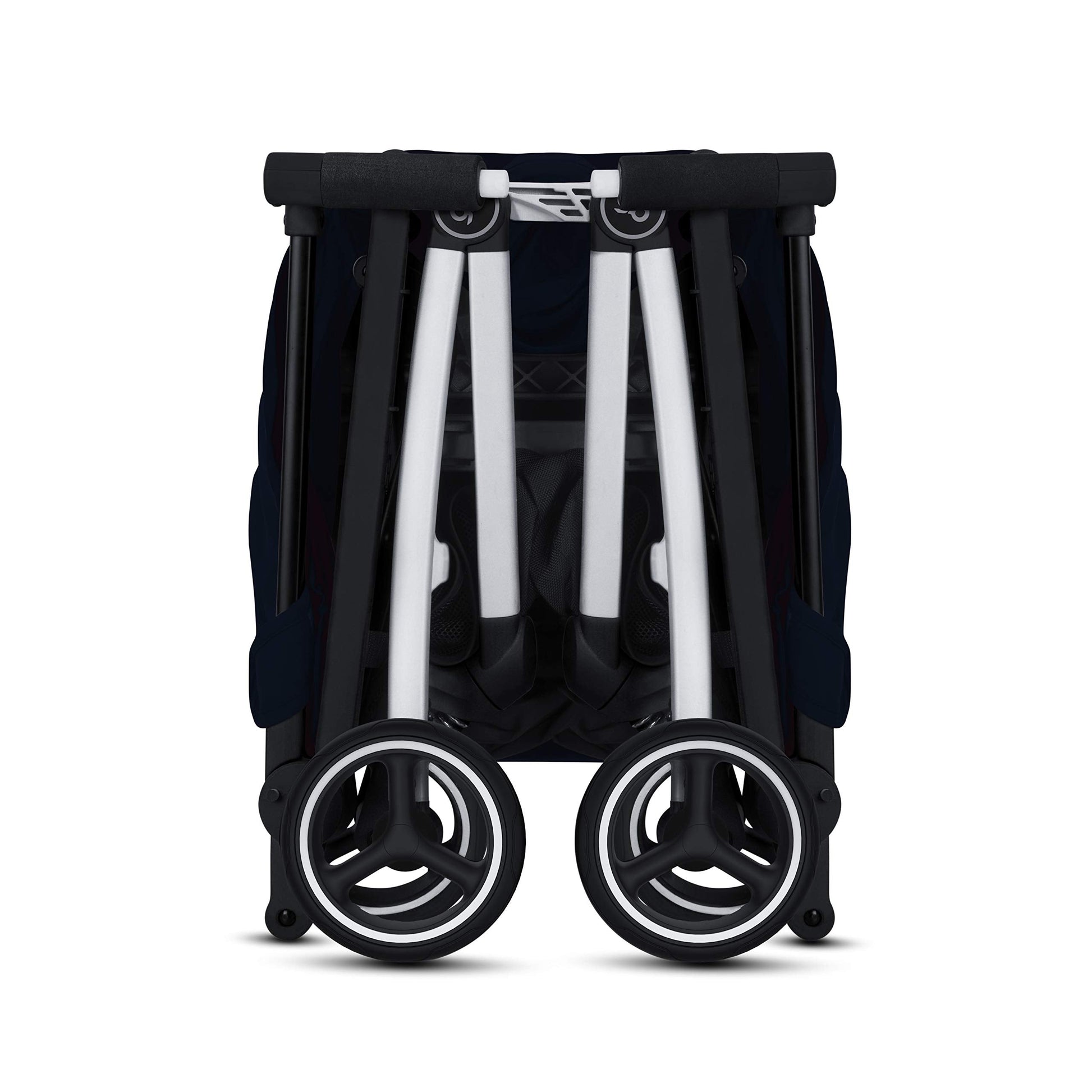 My Store gb Pockit+ All-Terrain travel stroller with canopy and reclining seat in Velvet Black, compact and lightweight for travel.