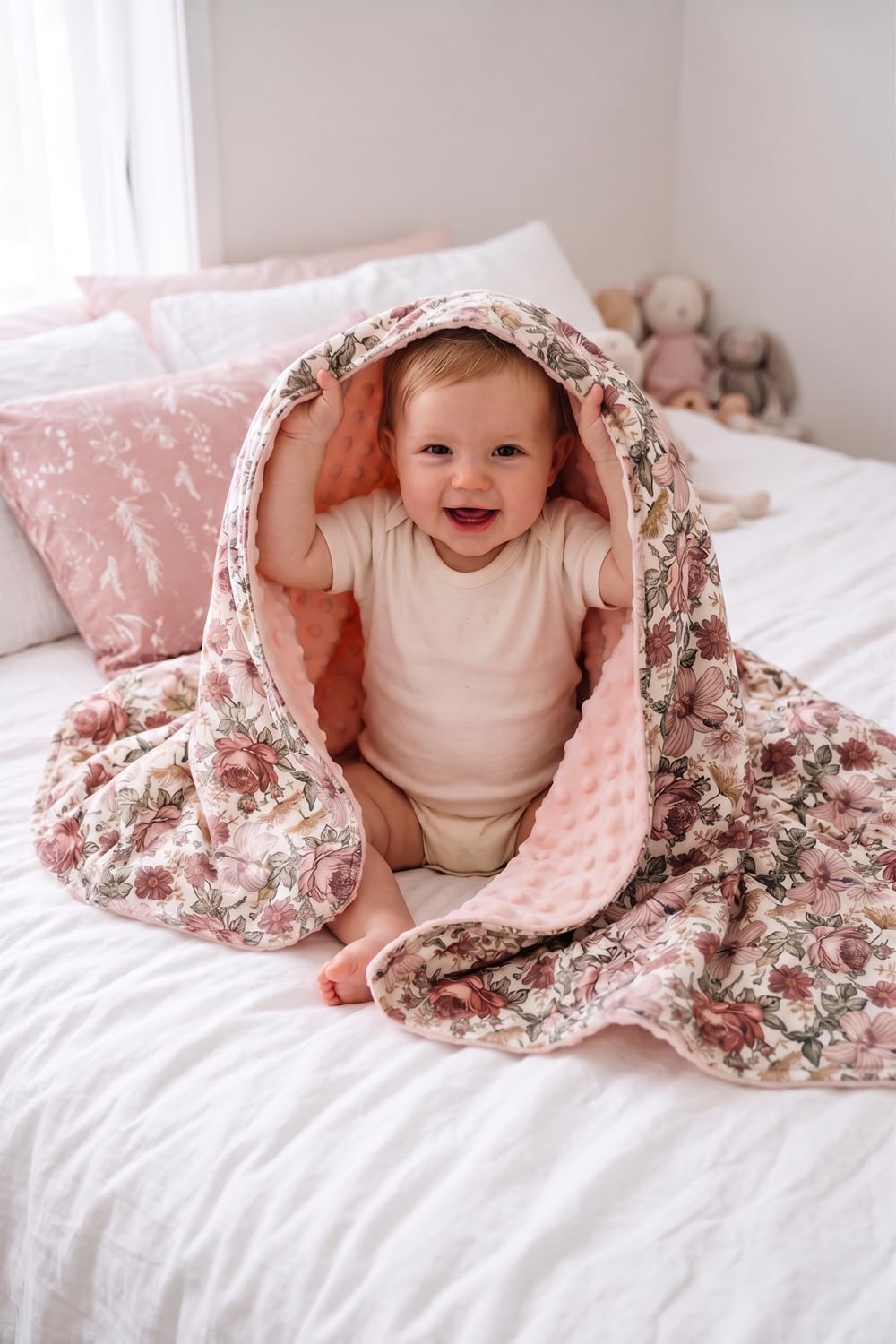 MSB313 Super Soft Minky Nursery Blanket Newborn Unisex 76.2 x 101.6 cm