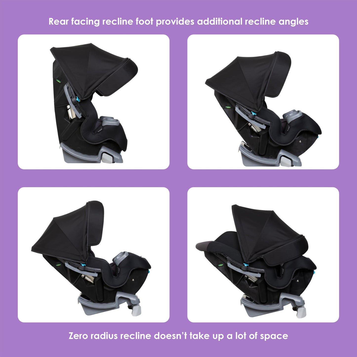 Baby Trend Cover Me 4 In 1 Convertible Car Seat Built In Canopy