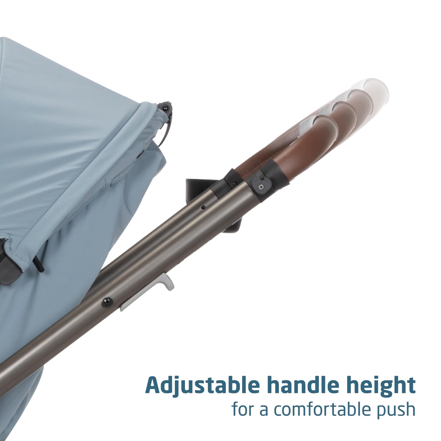 Maxi-Cosi Zelia Luxe 5-in-1 modular travel system with stroller and car seat, featuring a sleek design and adjustable features.