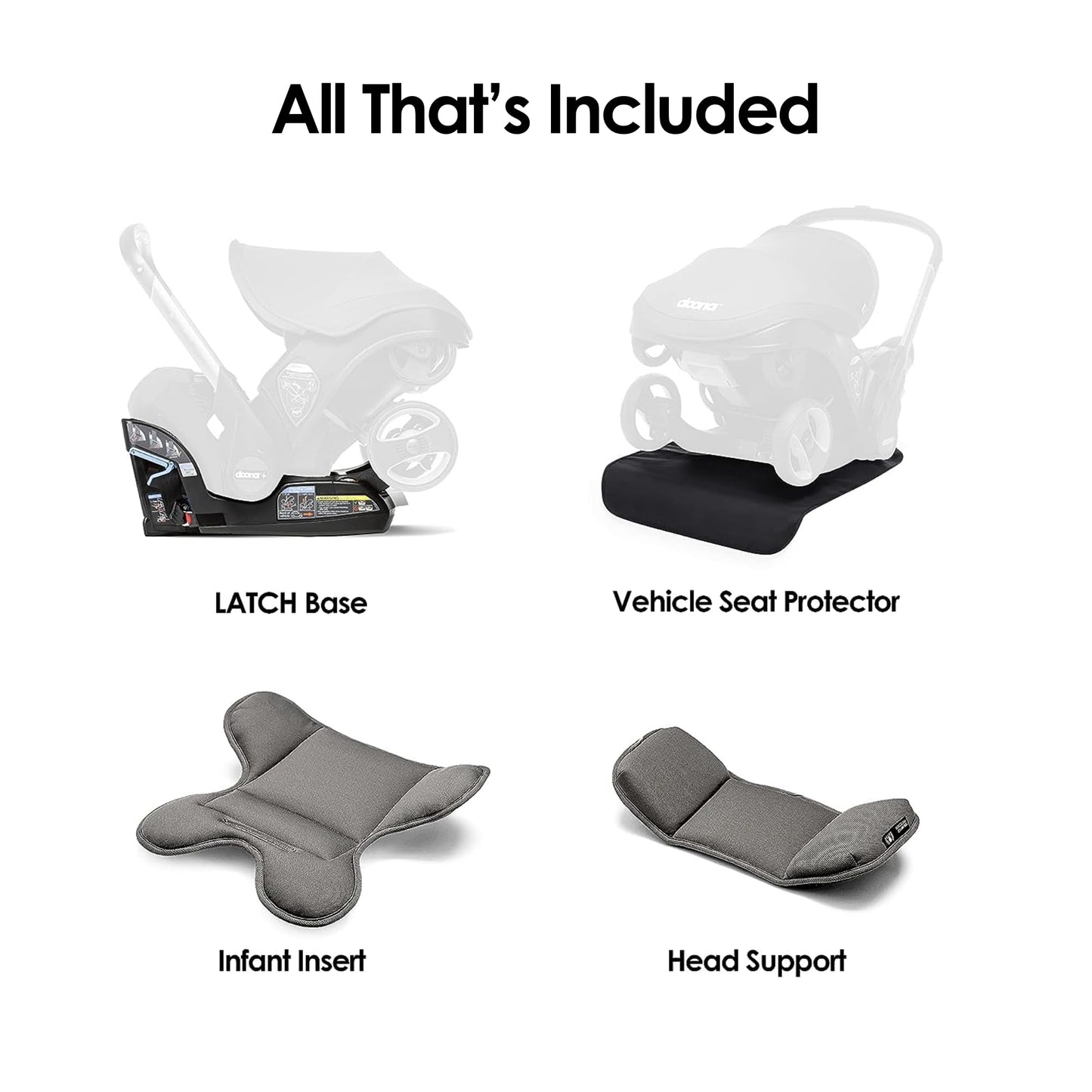 Doona Car Seat And Stroller Nitro Black All In One Travel System For Effortless Transitions