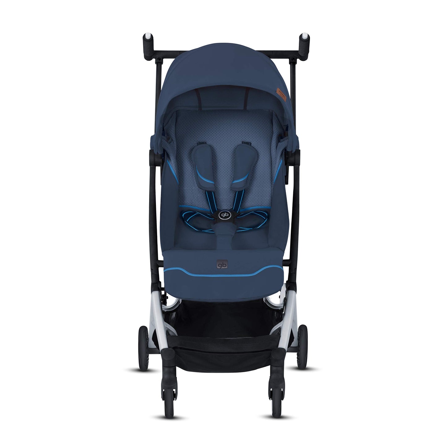 My Store gb Pockit+ All-Terrain lightweight travel stroller with canopy and reclining seat in Velvet Black, compact and easy to carry